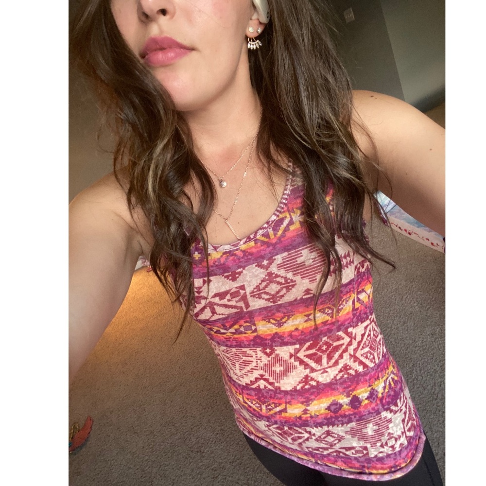 Tribal Print Delias Tank